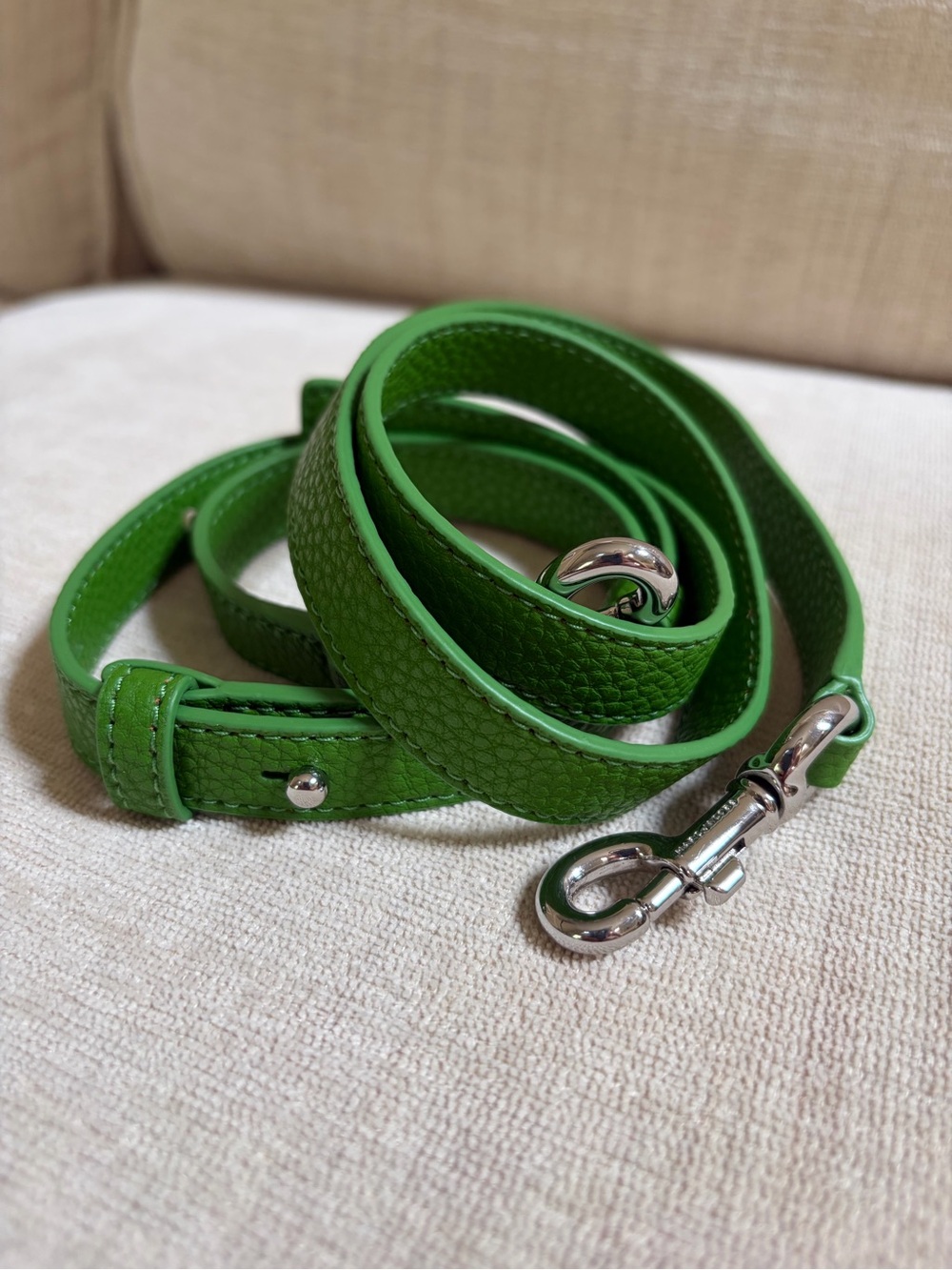 NWOT MARC JACOBS Green Bag Strap Only Leather Crossbody Shoulder